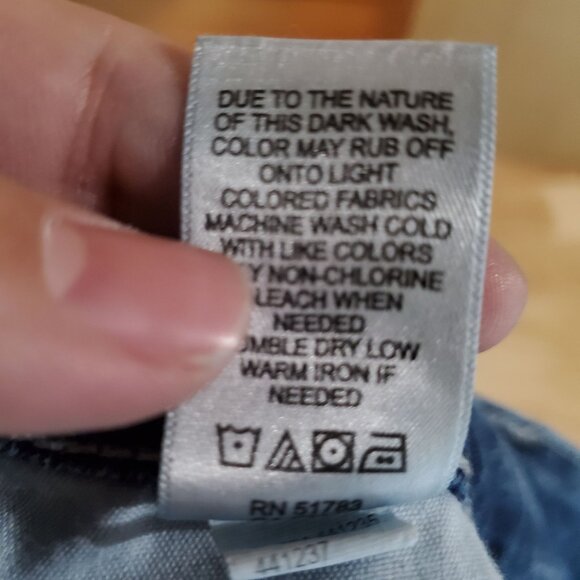 Maurices Jeans Womens 20W Blue High-Rise Frayed Hem Stretch Cropped - Picture 4 of 12